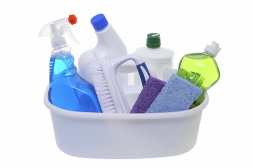 Deep cleaning team sorting recyclable materials for sustainable disposal