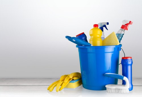 Professional cleaners handling communal office spaces in Barnes