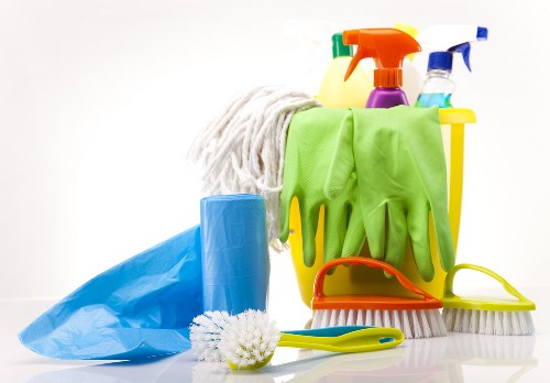 Barnes office cleaner servicing a small commercial workspace near local streets