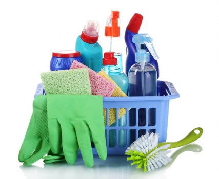 Professional cleaners maintaining shared office facilities in Barnes